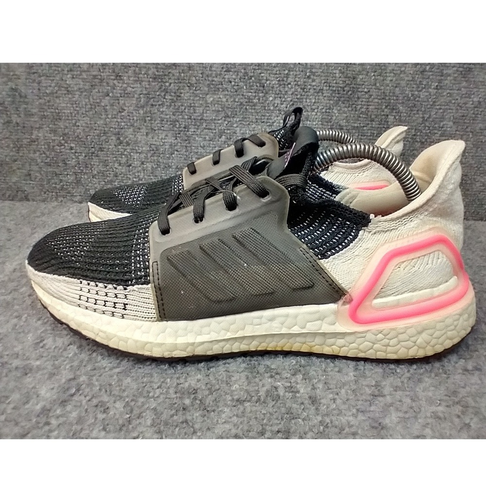 Adidas Ultraboost 19 Womens Running Shoes Core Black Orchid Tint EF1625 Size 9.5 - Picture 3 of 11